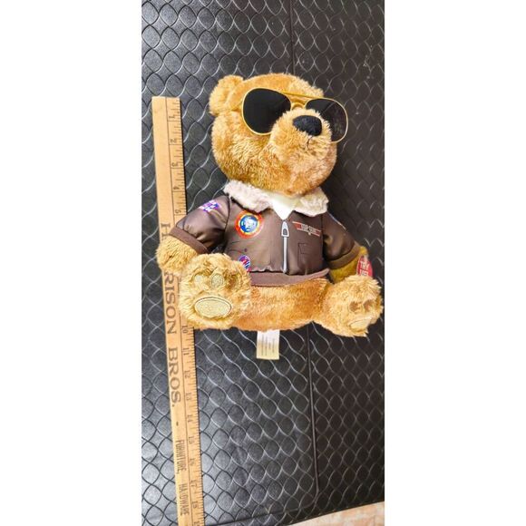 Top Gun Musical Teddy Bear, 10-inch plush #B14 - Picture 7 of 8